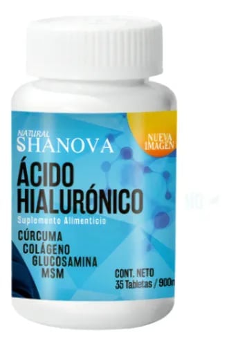 Shanova Hyaluronic Acid supplement bottle
