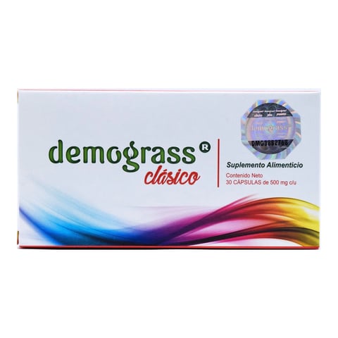 Demograss Clasico dietary supplement box
