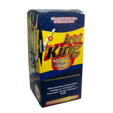 Artri King joint supplement bottle box